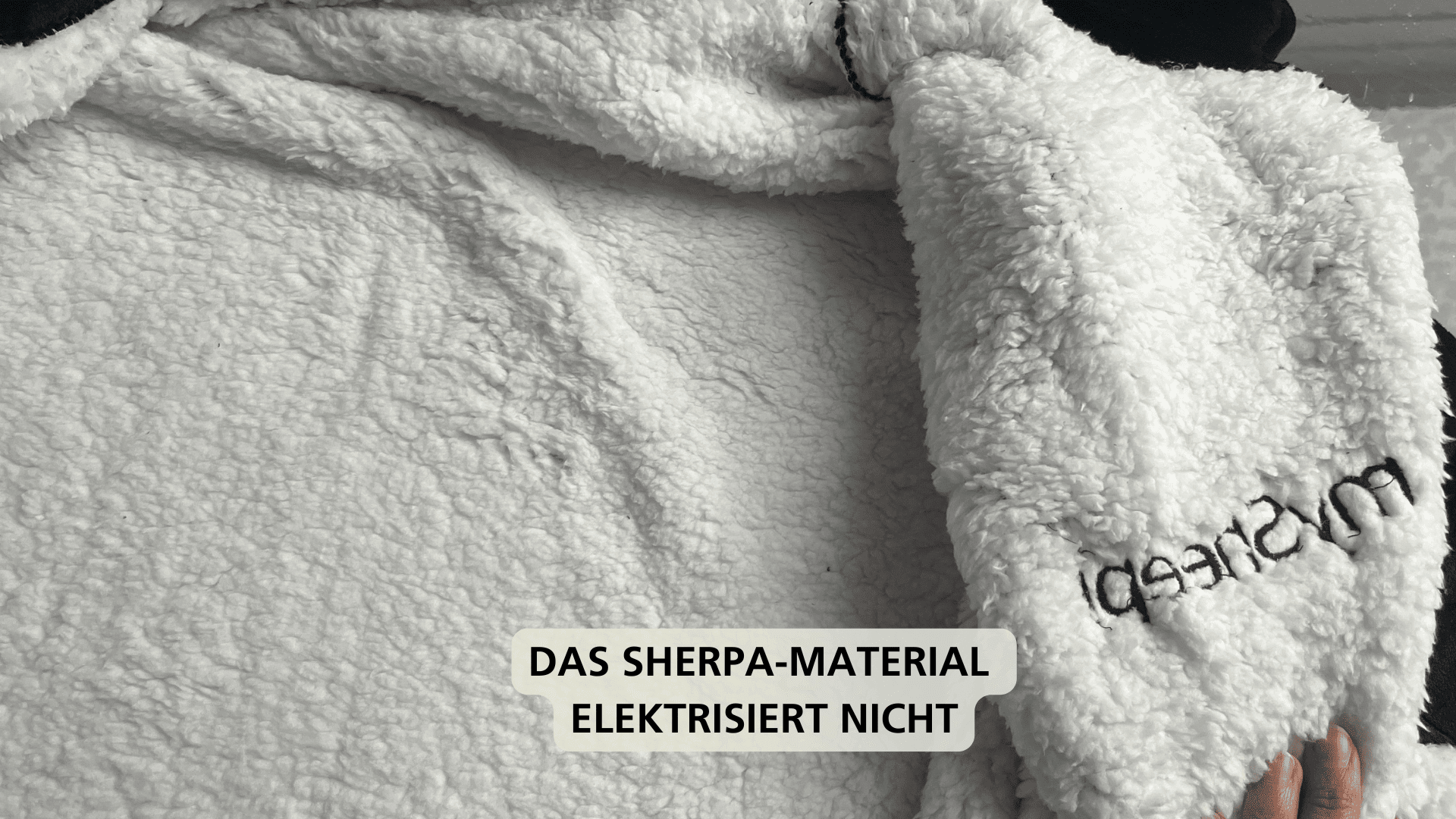 mySheepi Kuschelmantel Material